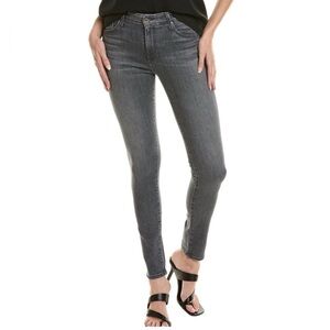 AG Adriano Goldschmied Farrah High Rise Skinny Jeans 26R Grey Pearls